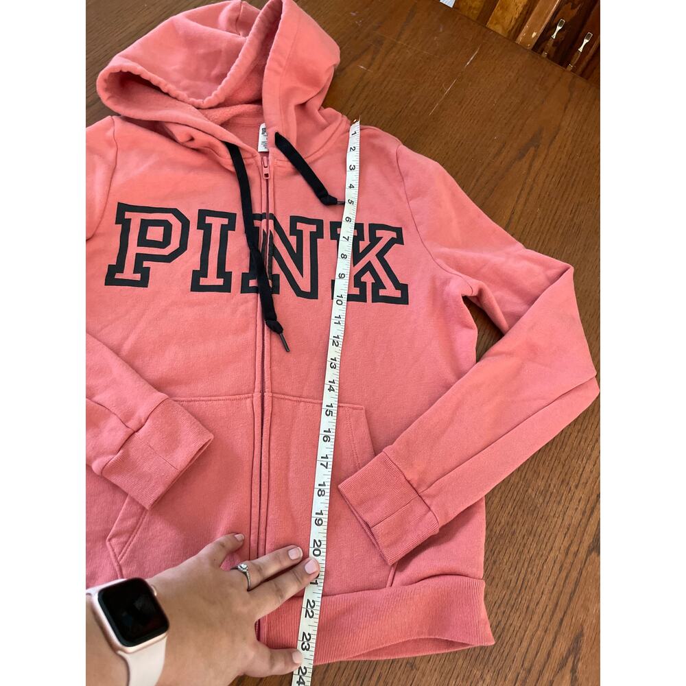 VS Pink Zip Up Hoodie Size M - Picture 2 of 6